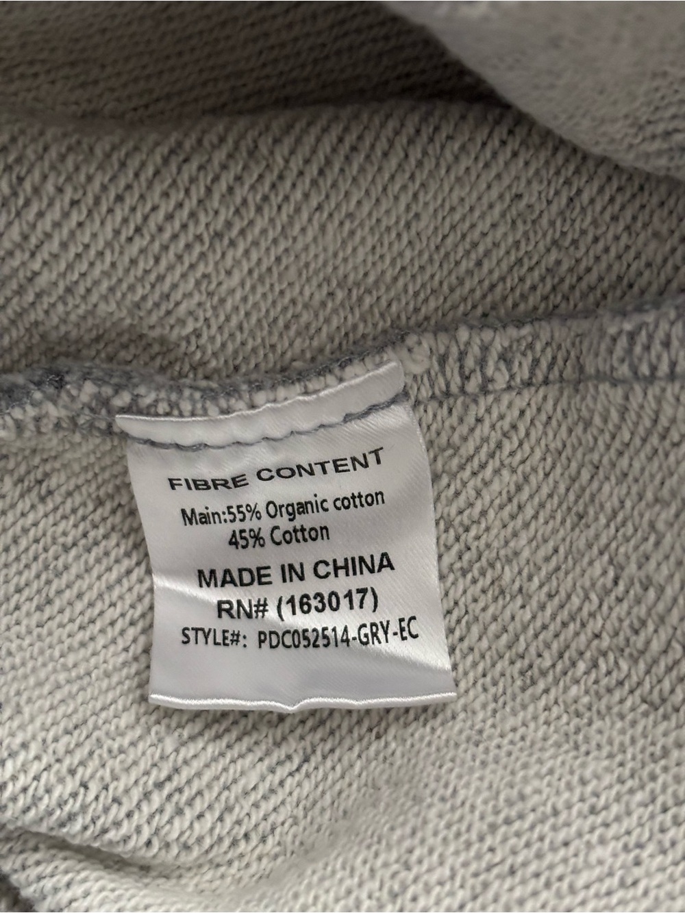 Princess Polly Cropped Wide Leg Culotte Relaxed Heather Gray Sweat Pant 4 - Picture 4 of 6